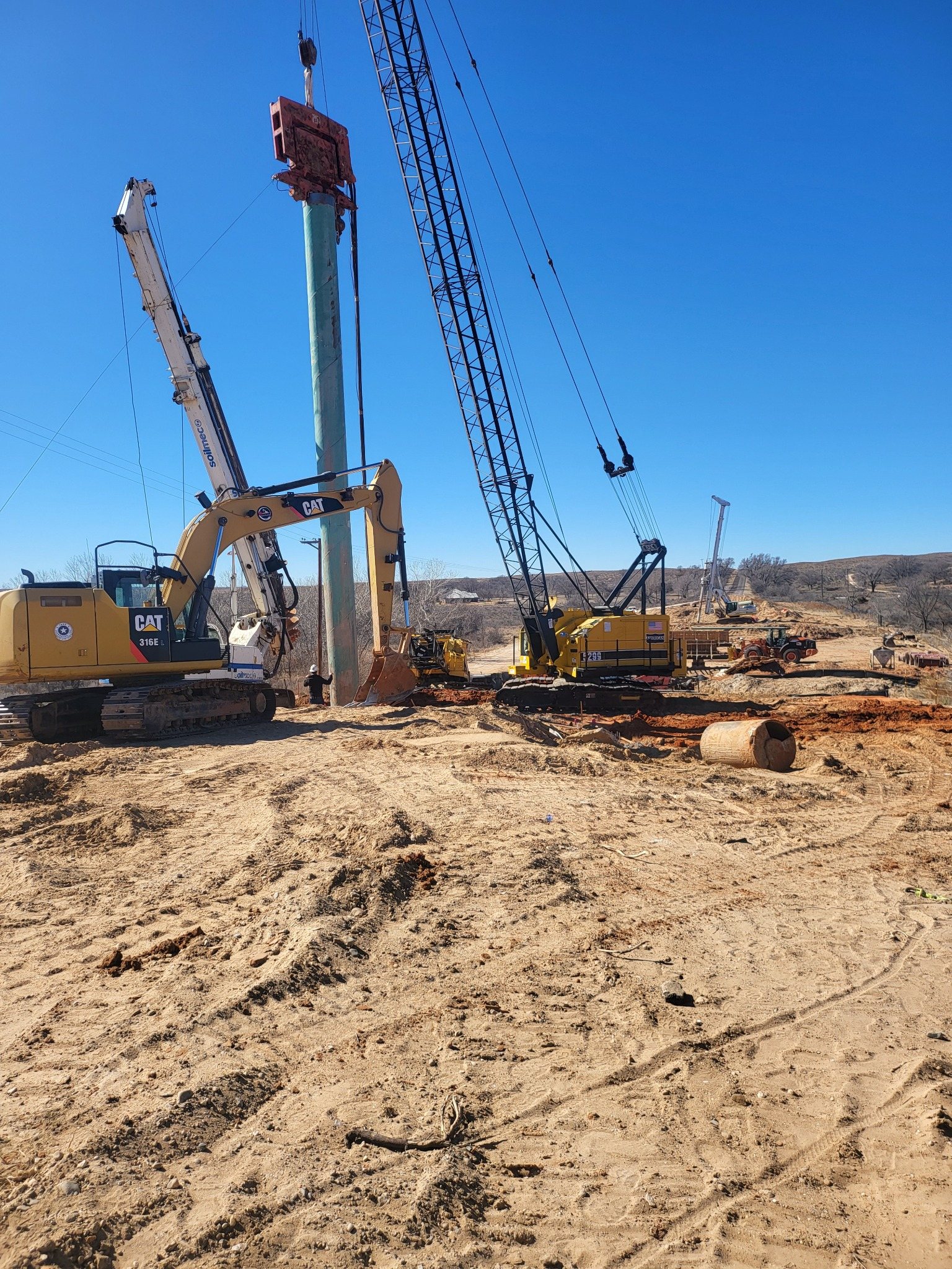 Drilled shaft lift operation